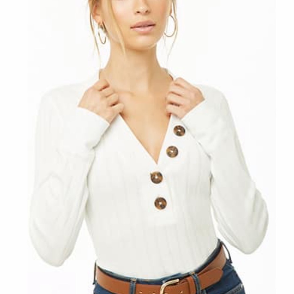 Button up Henley